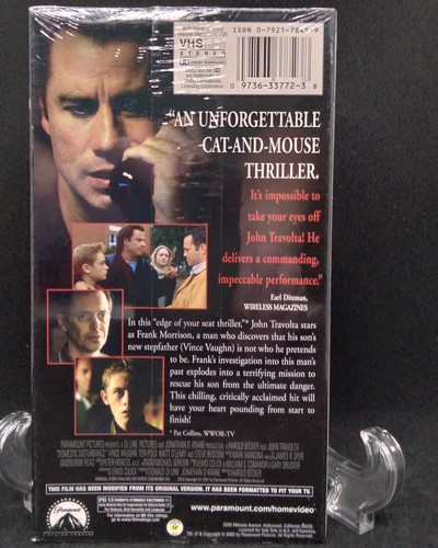 Domestic Disturbance (VHS, 2001, Full Screen) New & Sealed! John Travolta - Picture 2 of 11