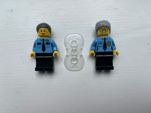 Lego ma and pa cop minifigures