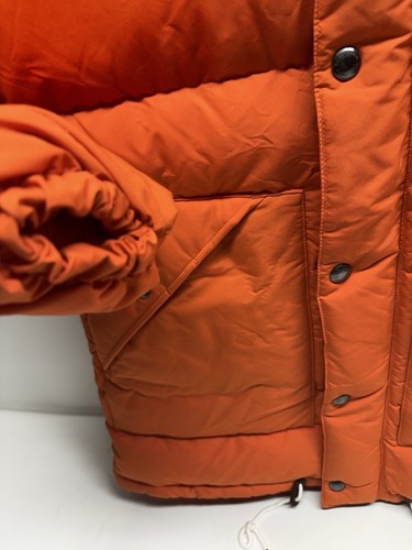 Polo Ralph Lauren Men's Down Insulated Winter Parka Jacket Coat Orange Size M - Picture 5 of 18
