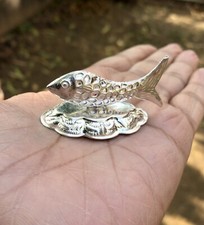 925 Silver Hindu Religious Lord Vishnus Fish ...