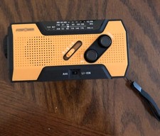 FosPower Solar Hand Crank Portable NOAA Weather Radio Led Power Bank USB 2000mAh
