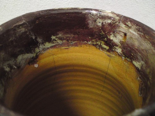 Vaso barbotine Haviland & Cie Atelier d'auteuil in ceramica francese XIX secolo - Foto 9 di 15