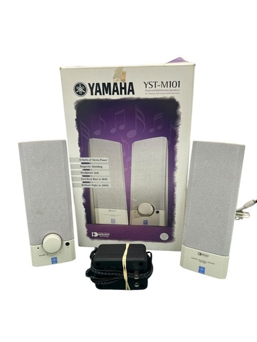 Yamaha Powered Multimedia Speakers (YST-M101) Computer Bookshelf Blank Speakers - 第 1/19 張圖片
