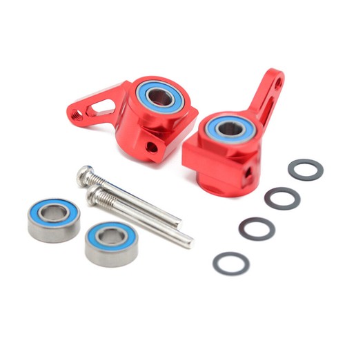 Bloques de dirección delanteros de metal de radiocontrol para reemplazo de estampida de barra Traxxas 1/10 2WD 3736 - Imagen 6 de 11