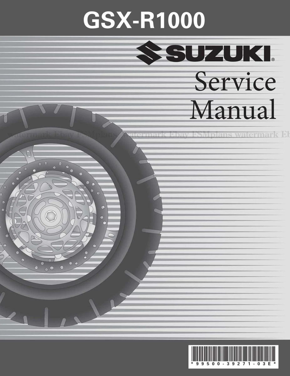 希少 サービスマニュアル GSX-R1000 K5