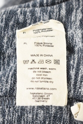 Sudadera Con Capucha Naketano Para Mujeres XS Azul Mezcla Logo Stretch - Imagen 6 de 7