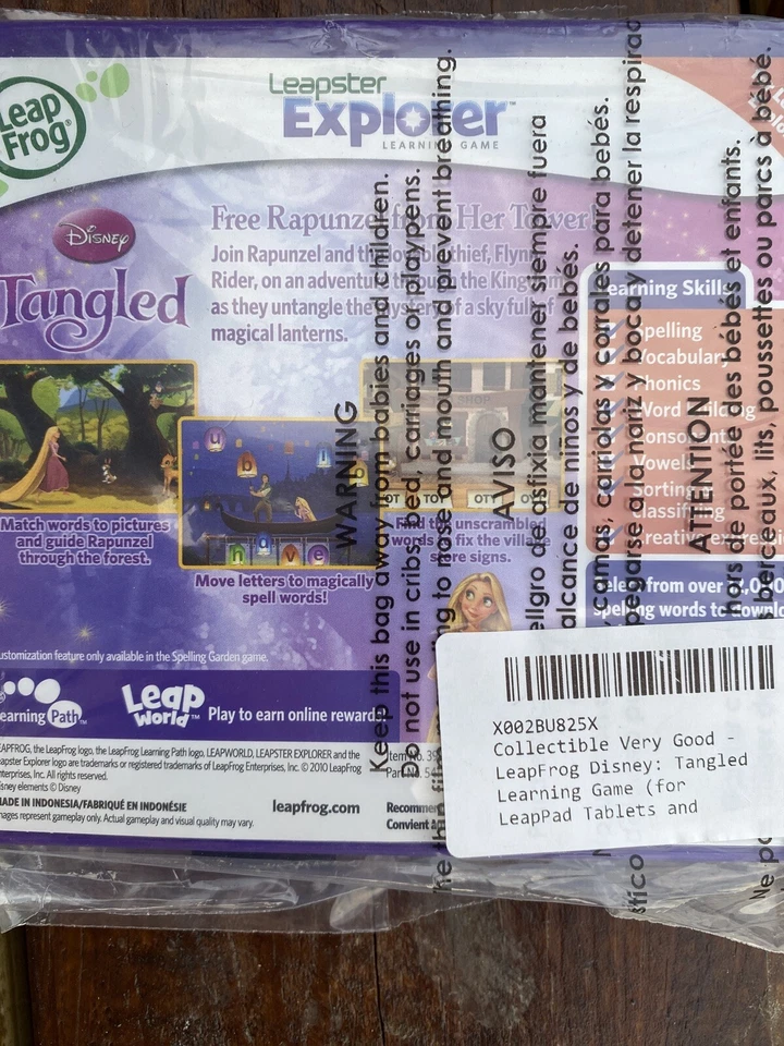 LeapFrog Disney: Tangled Learning Game (for LeapPad Tablets and LeapsterGS) - Image 4 of 4