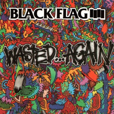 USA CD ALBUM COMPILATION BLACK FLAG WASTED AGAIN TRES RARE COLLECTOR COMME NEUF
