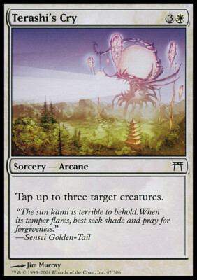 Magic the Gathering MTG Terashi's Cry (47) Champions of Kamigawa   LP