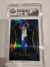 2020-2021 Select Killian Hayes Premier Blue Prizm Rookie RC #181 HGA 9