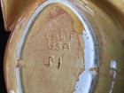 California Pottery 3 Leaf Shaped Chips & Dip/Condiments Plate in Fall Colors — photo 3