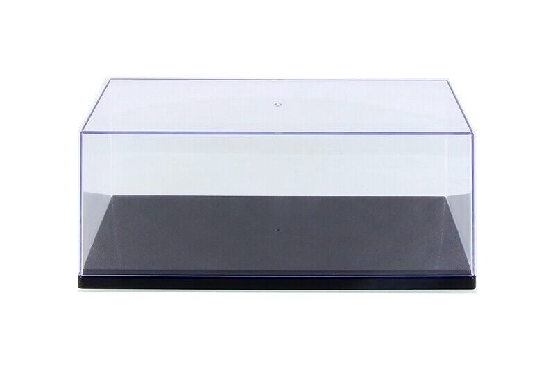 ACRYLIC DISPLAY CASE w.BLACK BASE FOR 1/24 Scale Diecast