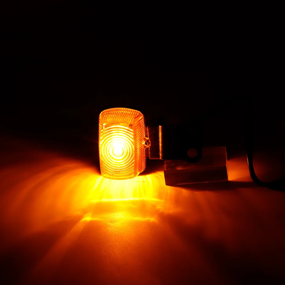 For HONDA XR400R XR250R XR600R Rear Turn Signal Lights Indicator Lamps Amber - Image 4 of 4