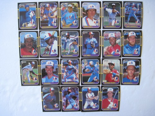 JUEGOS DE EQUIPO EXPOS Tú eliges 1984-88-1993 Topps Fleer Donruss OPC Puntuación Tarjetas UDeck - Imagen 7 de 42