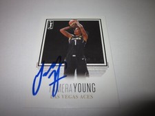 TAMERA YOUNG SIGNED AUTOGRAPHED 2018 RITTENHOUSE WNBA CARD # 57 SP 1/500