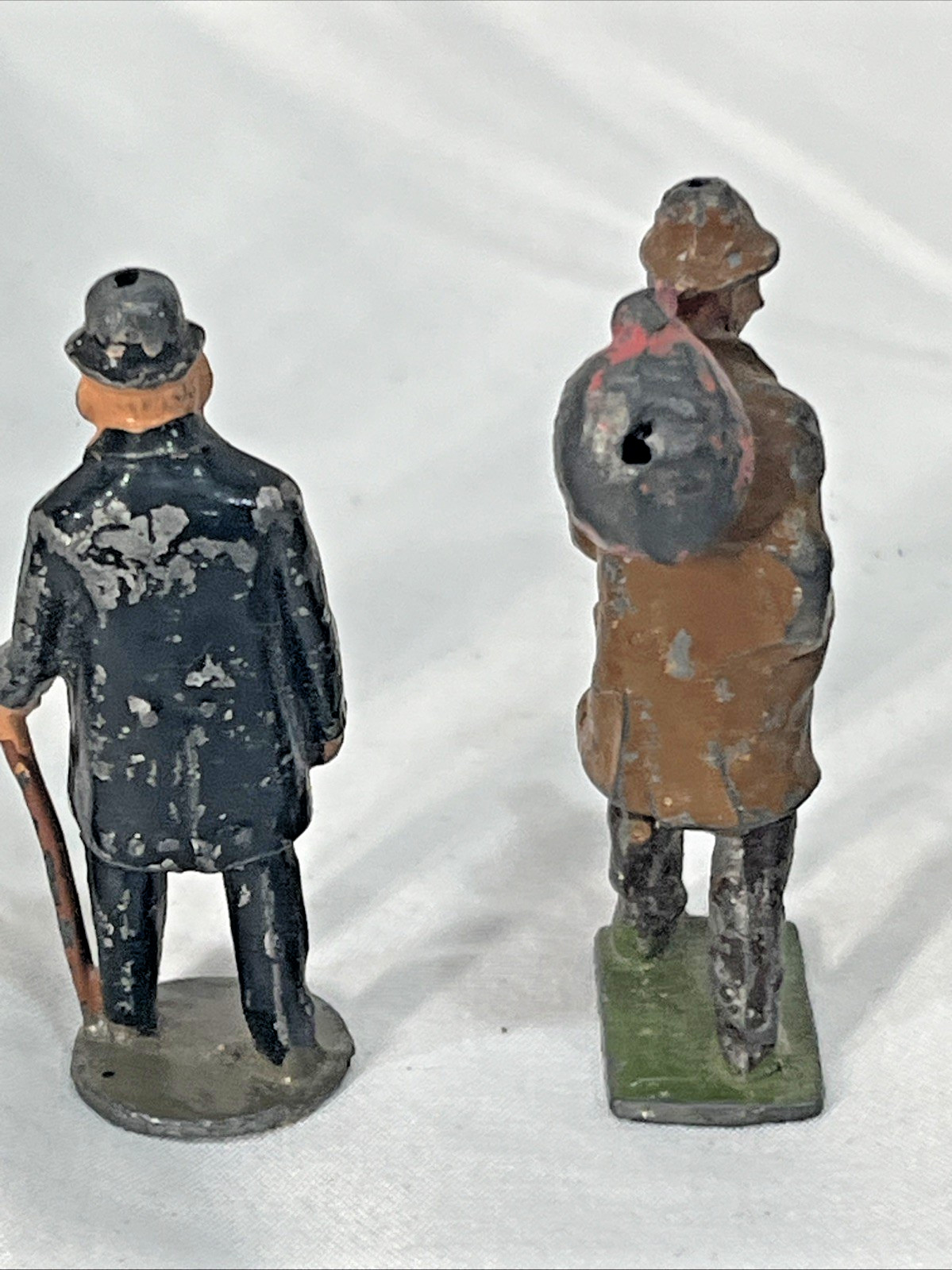 13 Piece Figures Vintage John Hill Co Lot Miller  Milkmaid Drover Hobo England