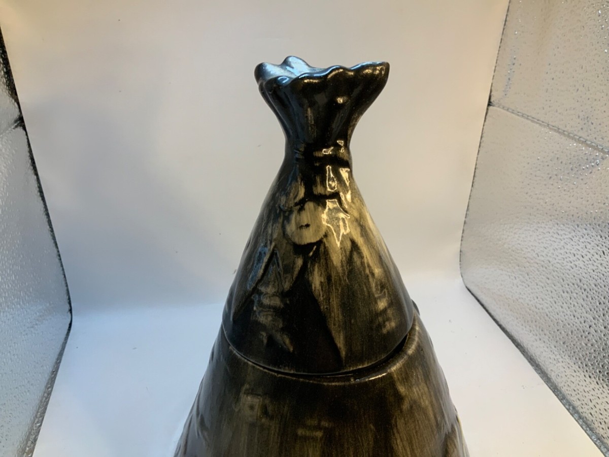 VINTAGE 1950s McCoy Pottery Vintage Teepee Cookie Jar USA #137 | eBay