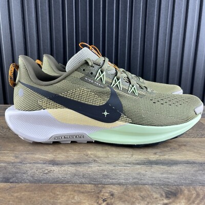Nike ReactX Pegasus Trail 5 Size 10 Mens Olive Green Shoes