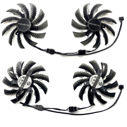 Video Card Cooling Fan PLD10010S12HH For GIGABYTE RTX2060S 2070 GTX1660Ti 1660 - Afbeelding 3 van 6