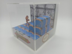 Castlevania Simon Belmont finds wall meat Shadow Box Diorama Cube Ninendo NES