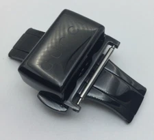 TOP QUALITY 20MM i-GUCCI RUBBER STRAP DEPLOYMENT BUCKLE YA1142 BLACK BUCKLE PIN