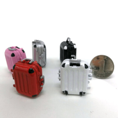 Dollhouse Miniature 1:24 Scale Travel Suitcase Dolls Out-travelling  Accessories