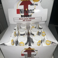 12 Nirvana Nootropic 2oz Shots 800mg Compare To Derall and Addall XR Boost Mood