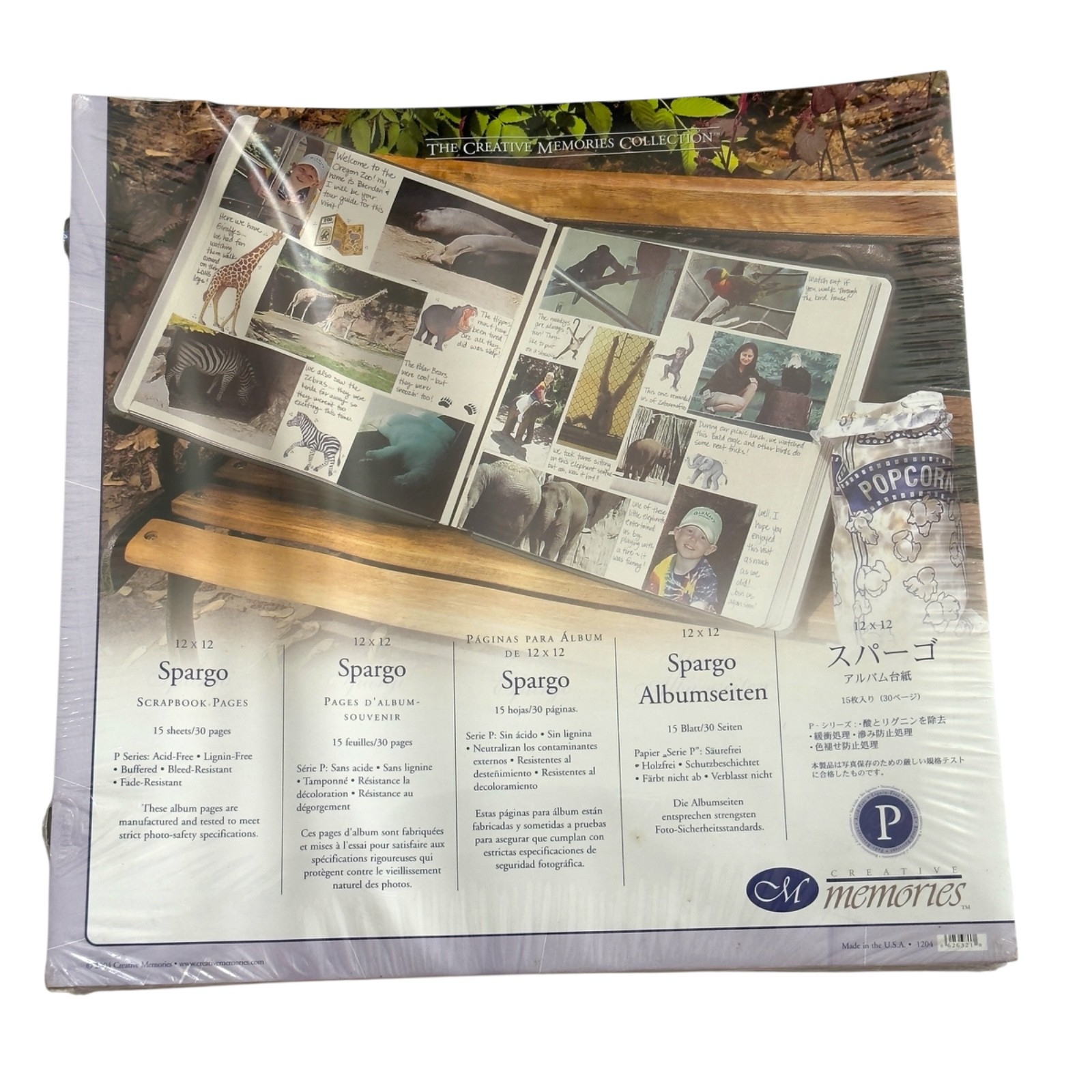 Creative Memories 12x12 Black Flex Hinge Album Coverset 2008 & Spargo Pages 2004