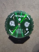 HITACHI 320843 CIRC. SAW BLADE 7-1/4" 24T CARBIDE THIN KERF ATB - NEW