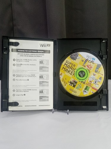 Super Mario Maker (Nintendo Wii U, 2015) getestet und funktionsfähig - Bild 4 von 5
