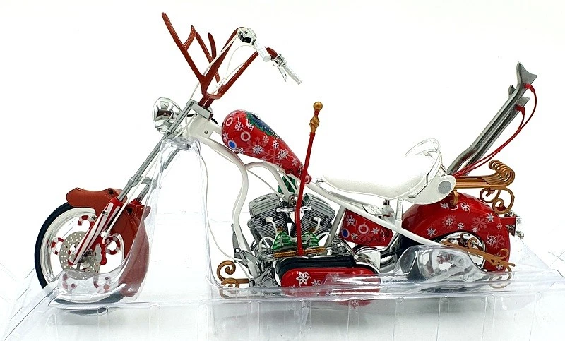 Joyride 1/10 Scale Diecast 79186 - Orange County Chopper - Christmas Bike - Image 3 of 4