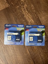 Genuine Brother TZe-231, 1/2" Black on White P-Touch TZ tape Set Of 2