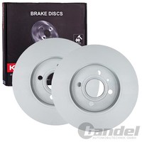 2X Kamoka Bremsscheiben 264Mm Voll Hinten Passend FÜR Opel Combo Meriva |