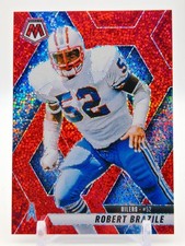 2025 Panini Mosaic Sparkle Robert Brazile Red Sparkle Prizm Houston Oilers #132