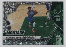 2020-21 Panini Mosaic Montage Fast Break Prizm Giannis Antetokounmpo #18 1cc0