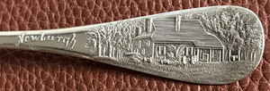 George Washington Hasbrouck House Newburgh NY 6" Sterling Souvenir Spoon 26g