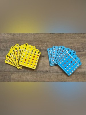 Regal games finger tip flip bingo cards lot cardinal industries extra mini cards