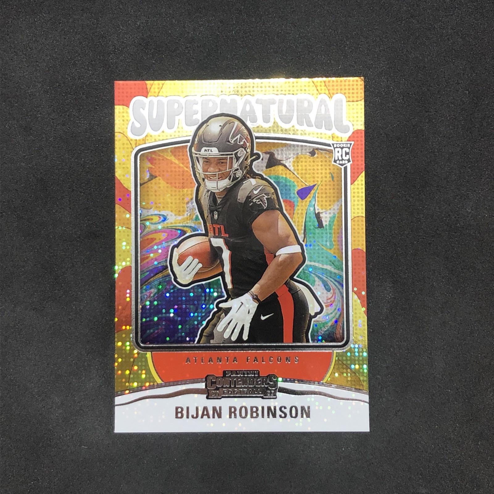 2023 Panini Contenders - Supernatural Silver #2 Bijan Robinson (RC) Falcons