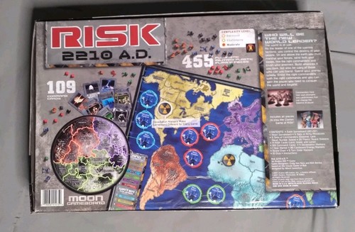 RISK 2210 A. D. GAME Beyond Global Domination Avalon Hill Unpunched Complete - Picture 2 of 20