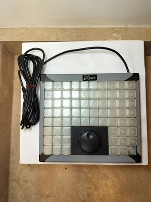 X-keys XK-68 Jog & Shuttle Programmable Keyboard - Fully Tested - Macro Pad