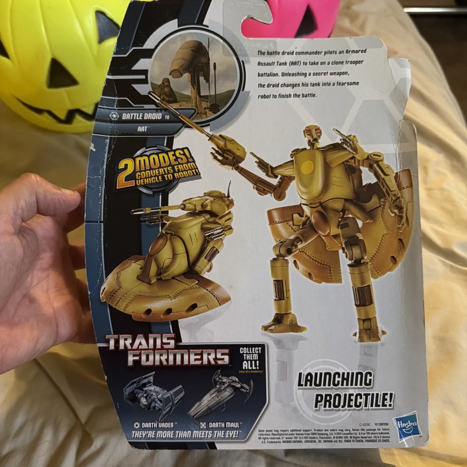 STAR WARS TRANSFORMERS BATTLE DROID TO AAT LEVEL 2 ***BRAND NEW & RARE ...