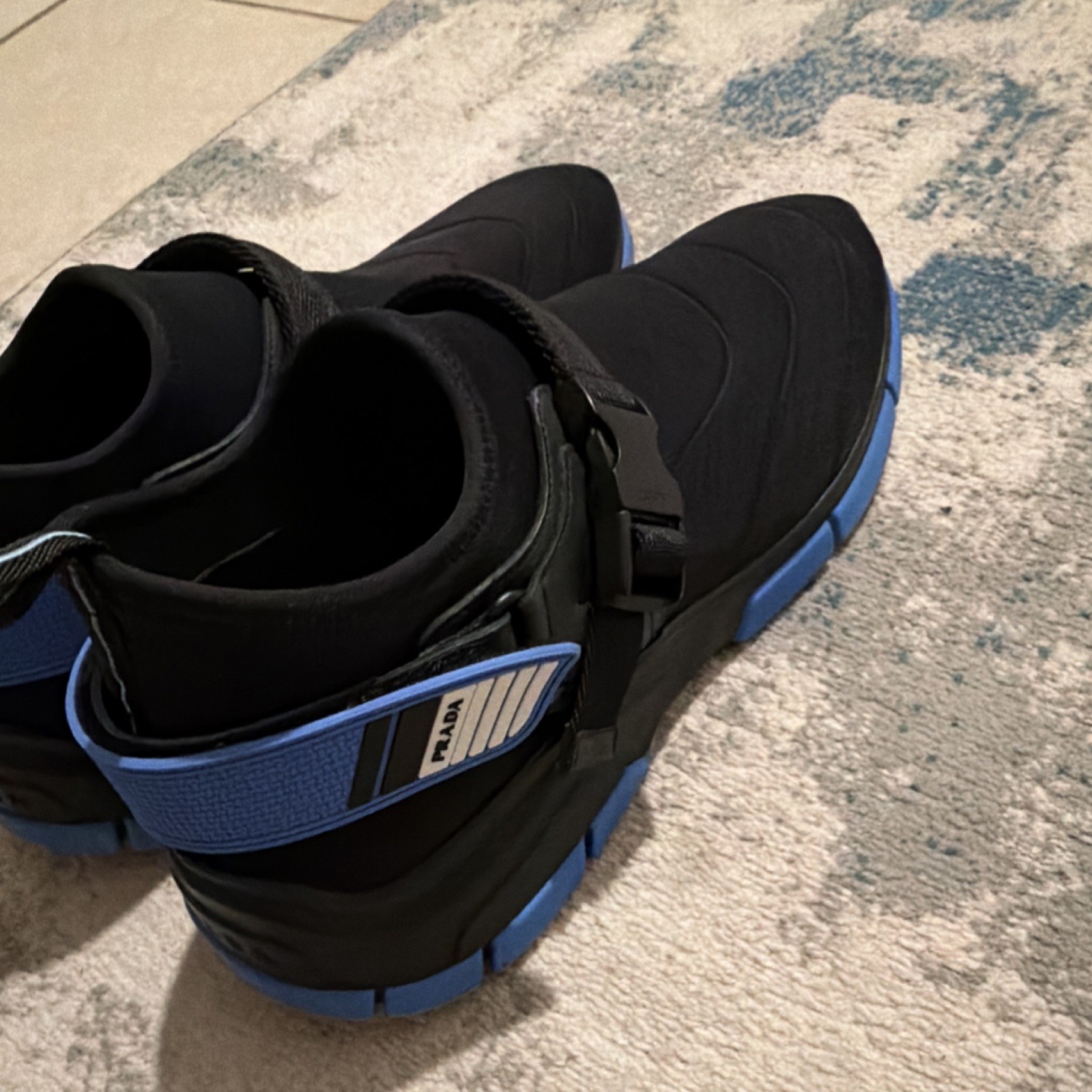 PRADA Neoprene Sneakers Size 13 - Very Good Condition No Box