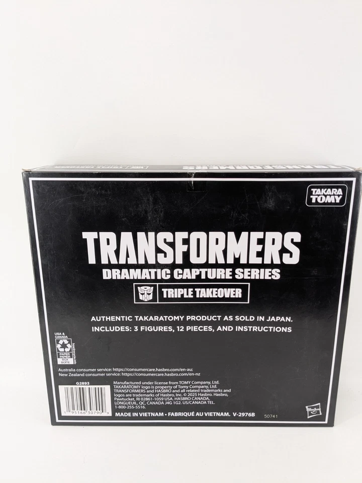 Transformers Dramatic Capture Series Triple Takeover Complete 3 Figures - Image 4 of 4