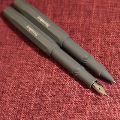 Kaweco Sport Füllfederhalter und Kugelschreiber Gel Rollerball Grau