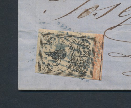 1864 TURKEY P.Os LEBANON COVER 1 PIASTRE TUGHRA WITH RARE BATTAL STRIKE BEIRUT - Picture 6 of 9