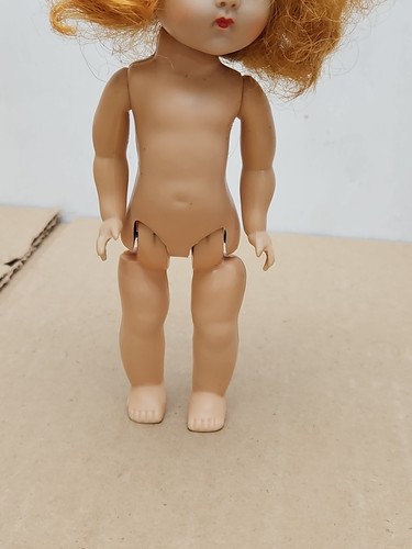Vintage Vogue Ginny Puppen gerades Bein Walker 7,5" MESSY rote Haare Augen STICK - Bild 8 von 14