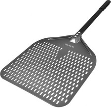 Perforated Pizza Peel 14 x 16 Inch Rectangular Pizza Turning Peel Professiona...