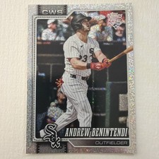 2026 Topps Series 1 #345 Andrew Benintendi White Sox Sand Glitter