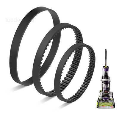 Replacement Belt Set for Bissell ProHeat 2X Revolution Pet Pro Carpet Cleaner