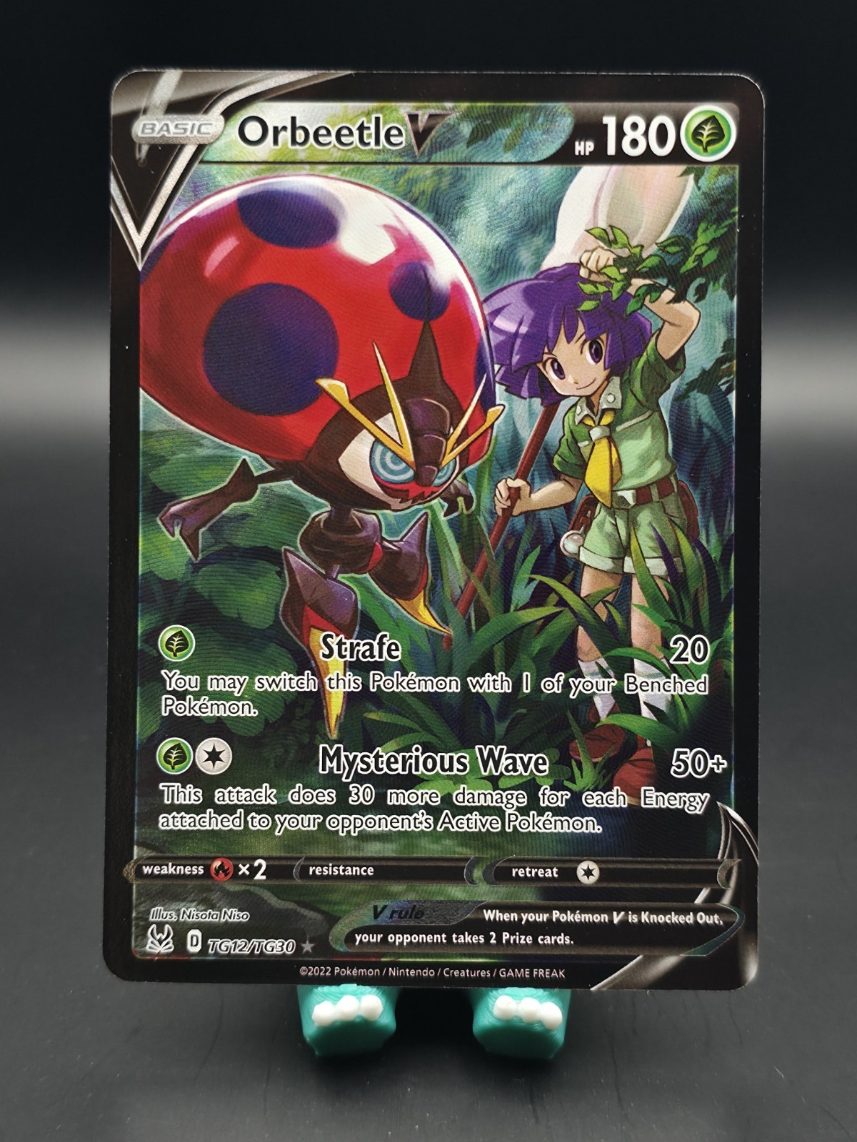 Orbeetle V TG12/TG30 Holo V Rare Lost Origin Trainer Gallery Pokemon NM